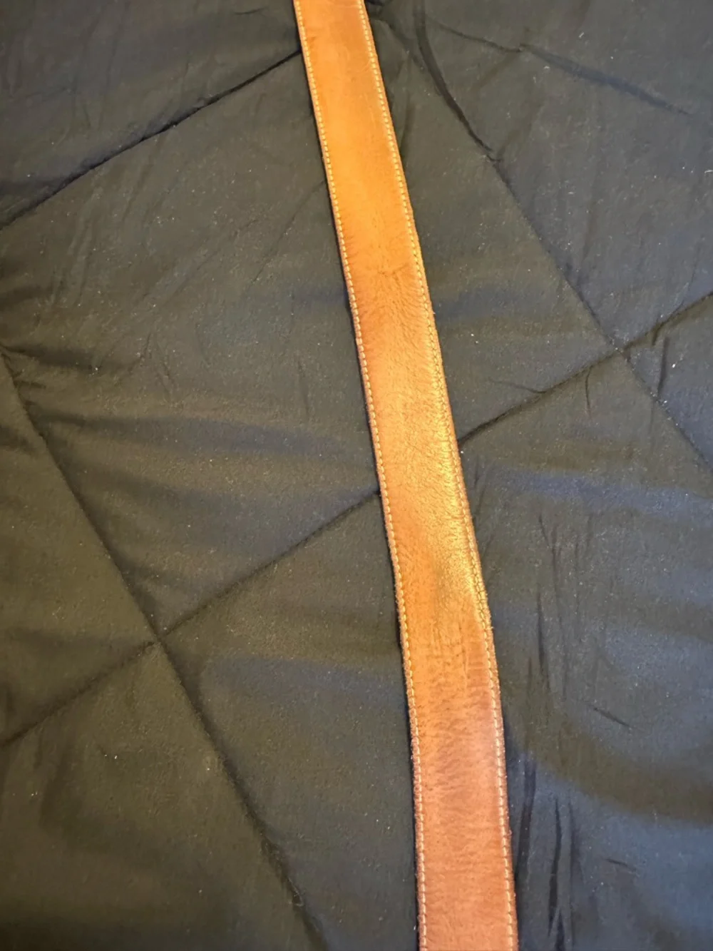 Louis Vuitton Brown Leather Belt Strap with Stamped Size. Authentic! - Picture 3 of 7